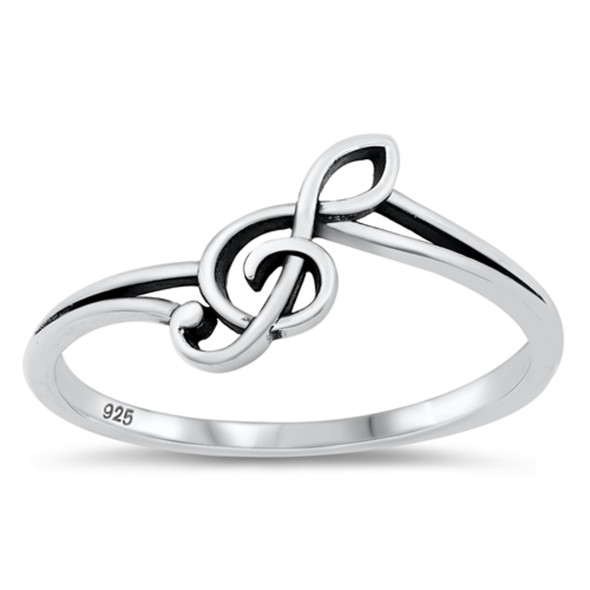 Treble Clef ring